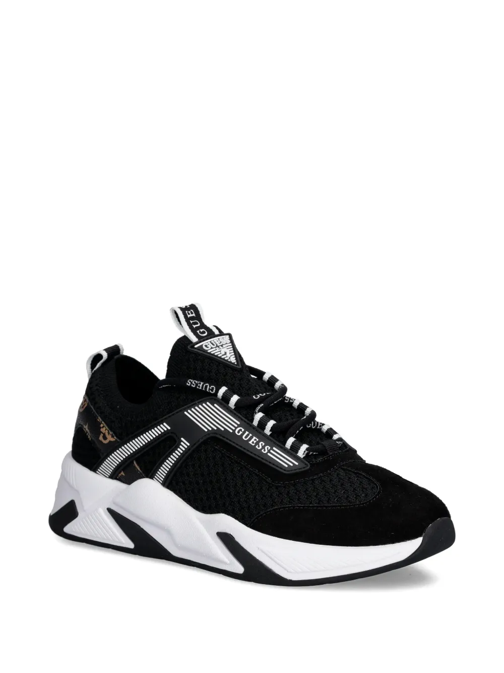 GUESS USA Genga sneakers met vlakken Zwart