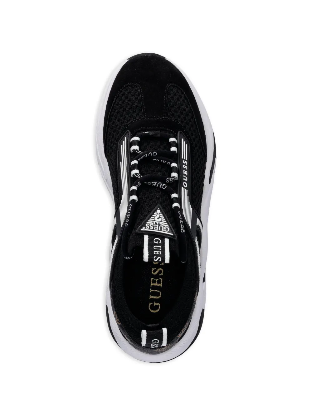 GUESS USA Genga sneakers met vlakken Zwart