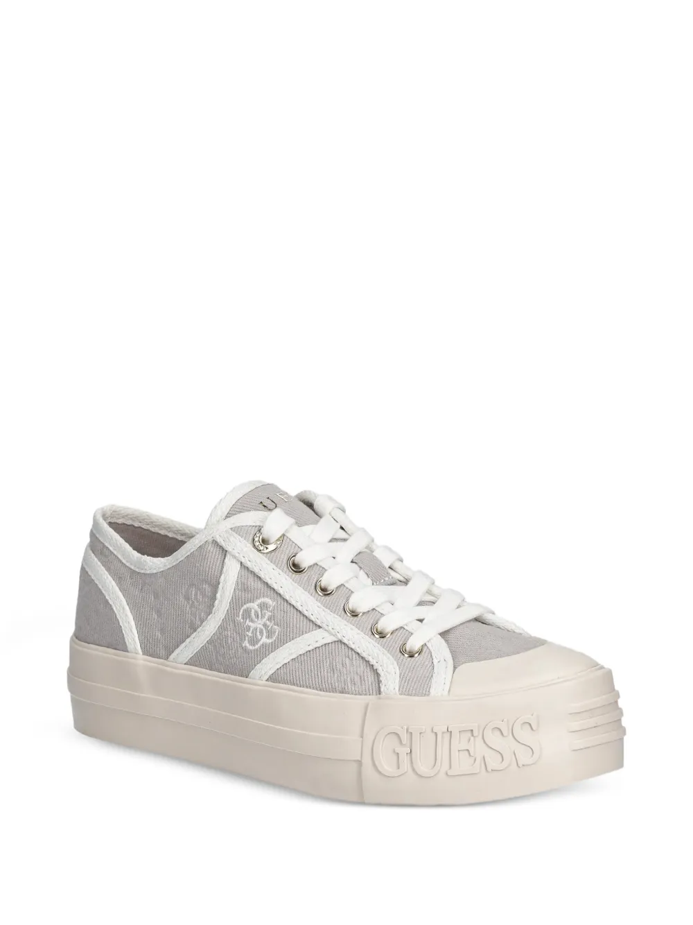 GUESS USA Issah sneakers met vlakken Grijs