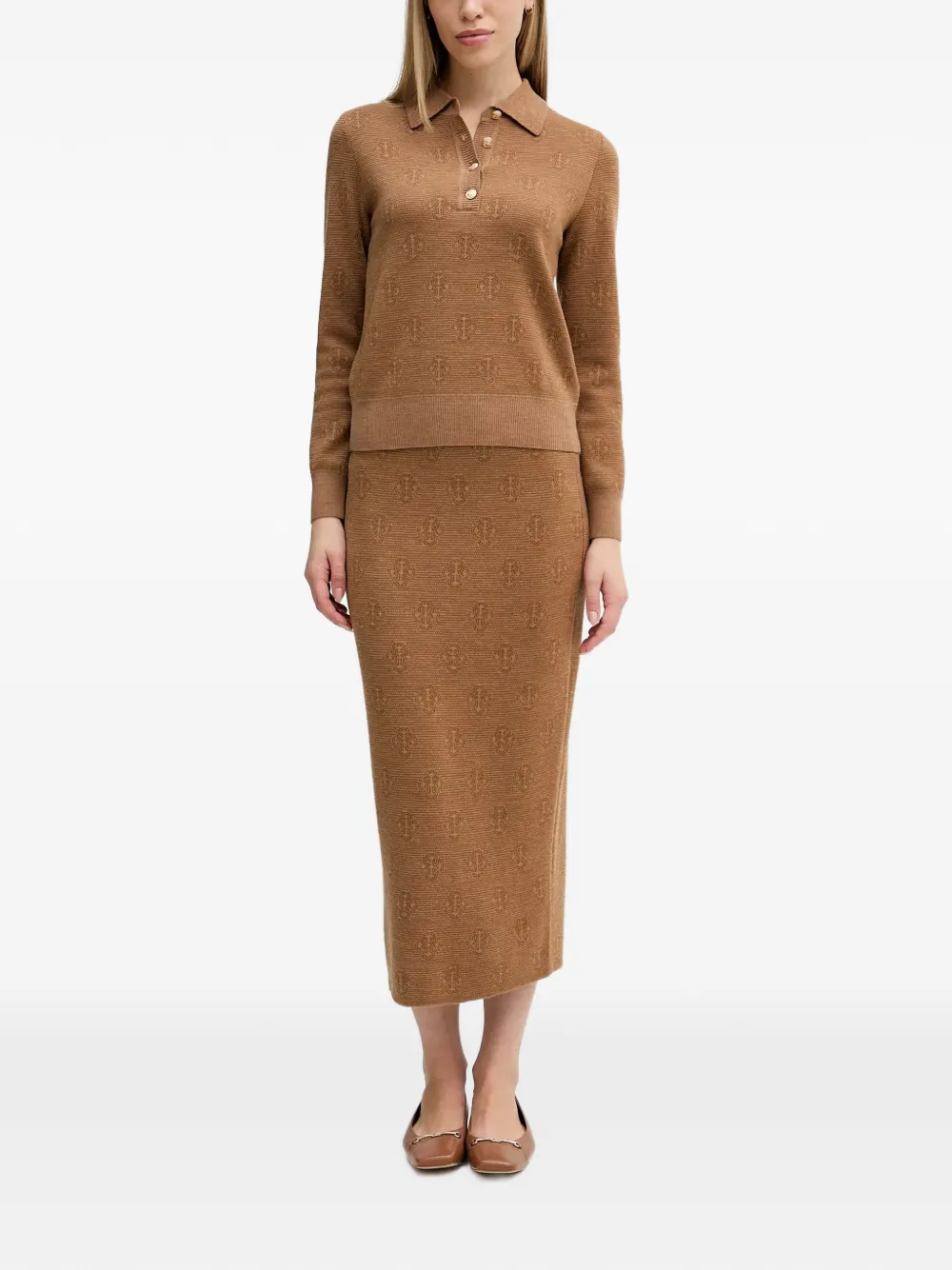  Gant Patterned Skirt - Brown 