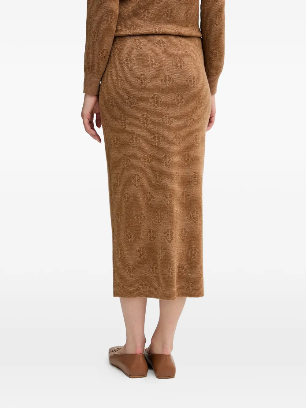  Gant Patterned Skirt - Brown 