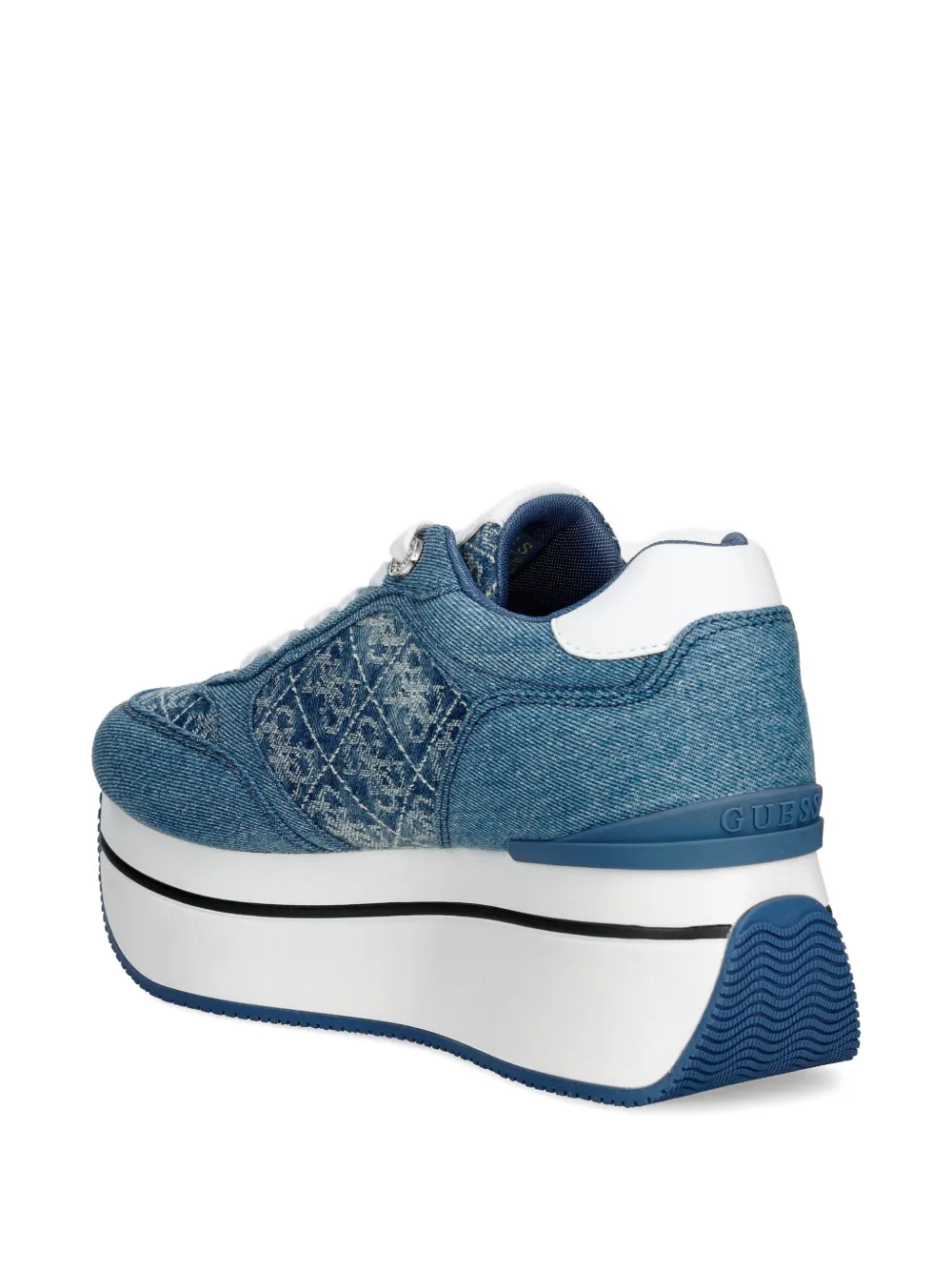 GUESS USA Camrio11 sneakers met plateauzool Blauw