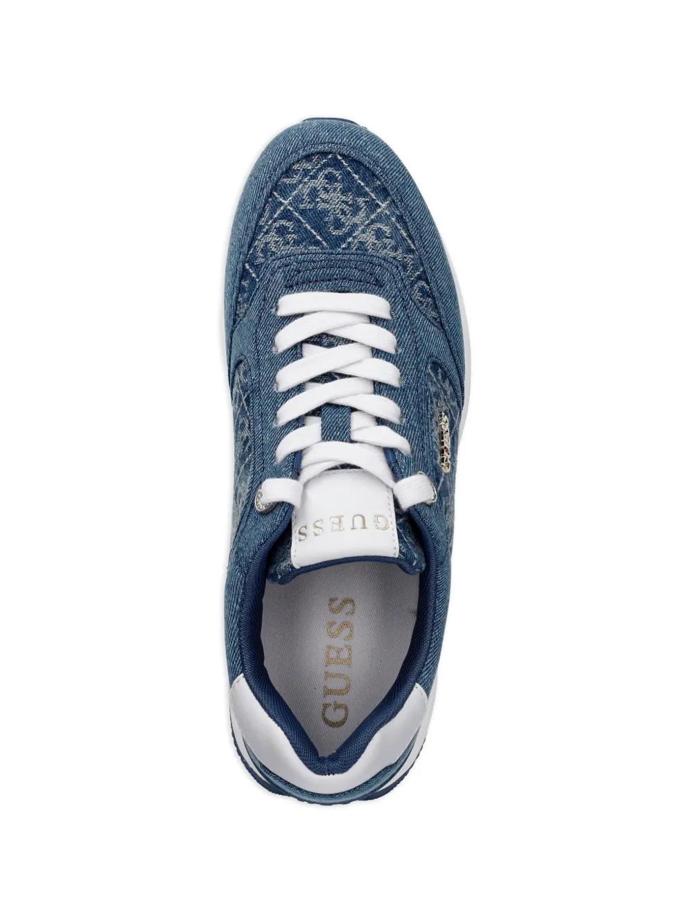GUESS USA Camrio11 sneakers met plateauzool Blauw