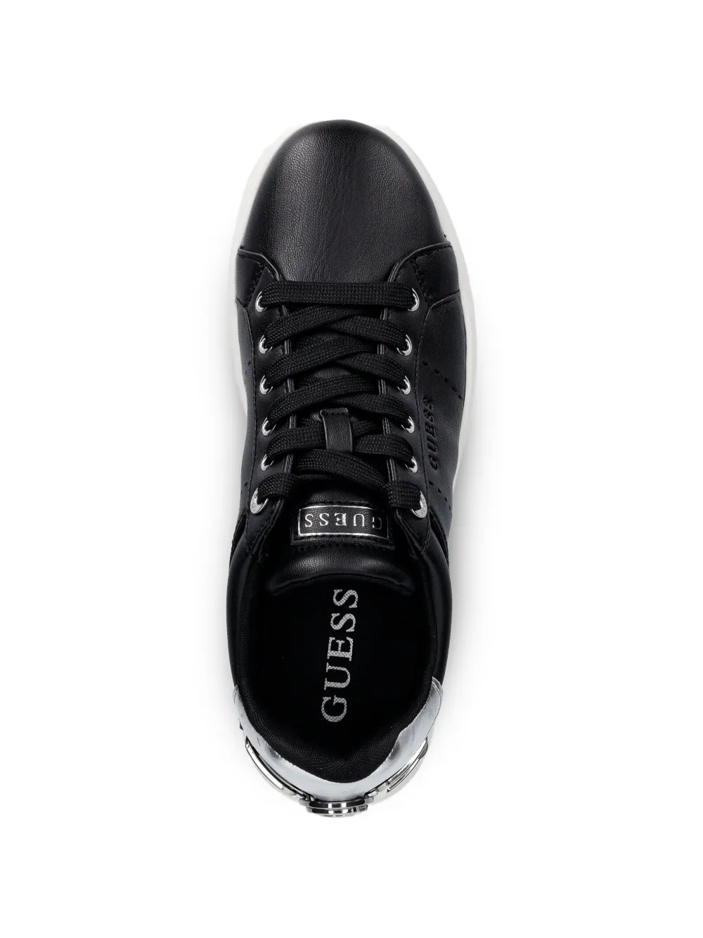 GUESS USA Wesli sneakers met logodetail Zwart