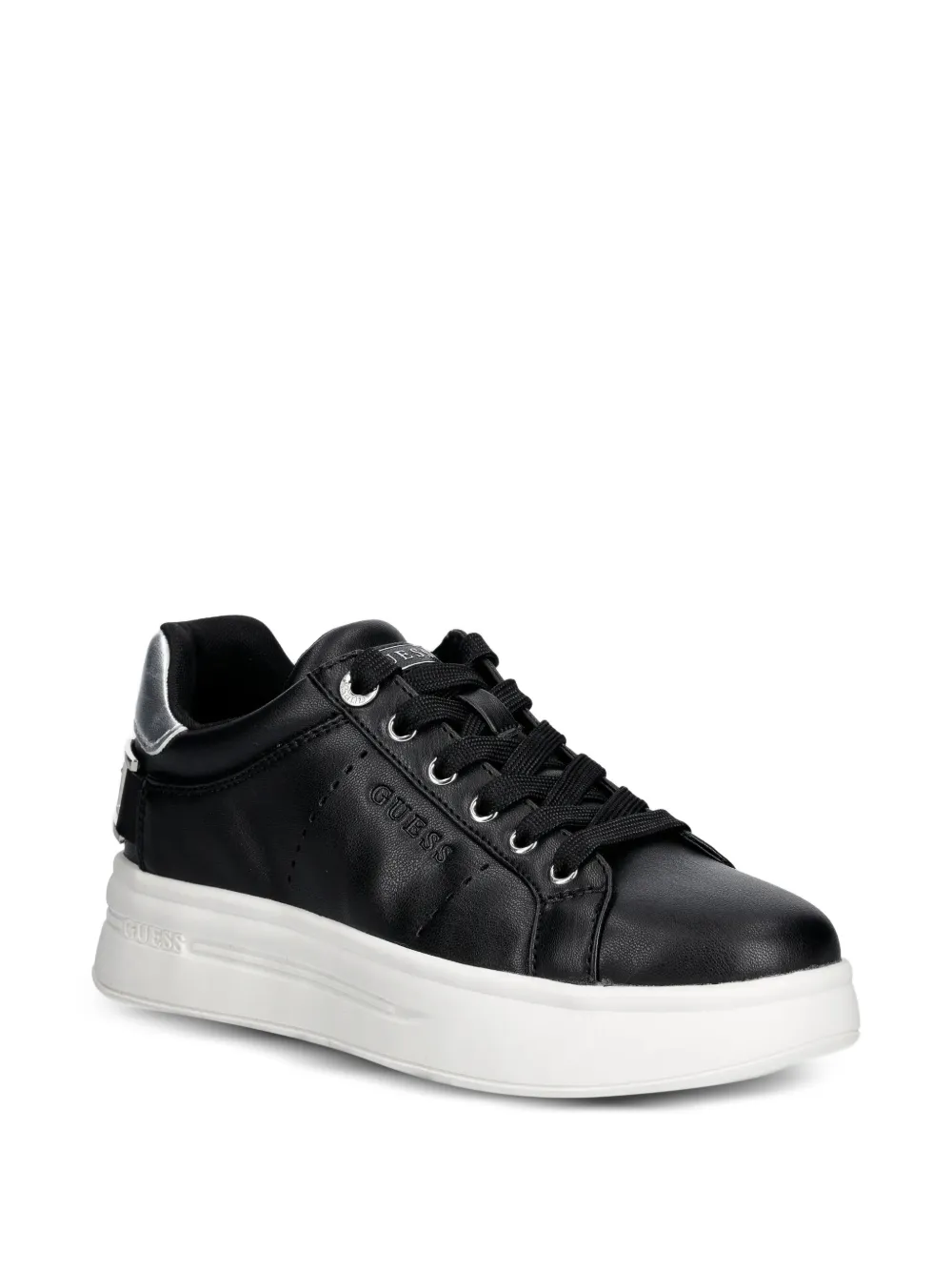 GUESS USA Wesli sneakers met logodetail Zwart