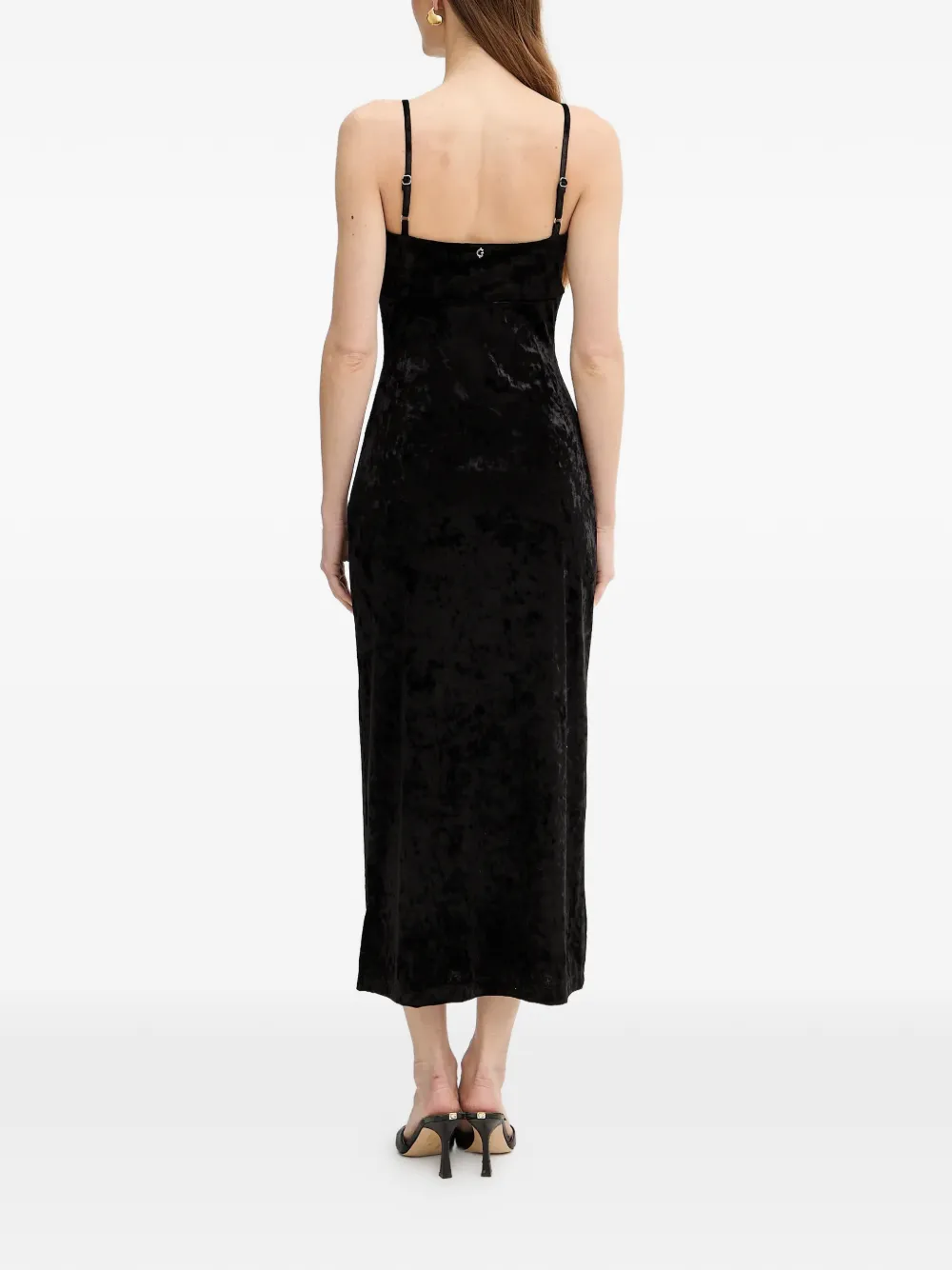 GUESS USA Midi-jurk met bandje Zwart