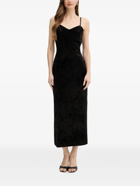 GUESS USA strap-detail midi dress