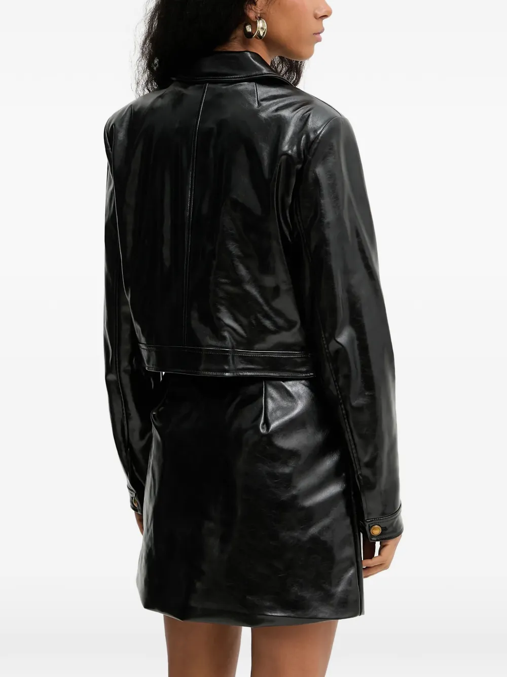  Guess Usa Buttoned Pocket Jacket - Black 