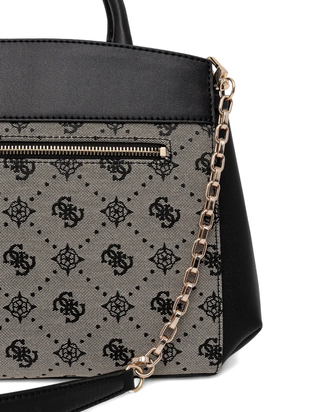 Melinda Flower-Charm Monogram Tote Bag