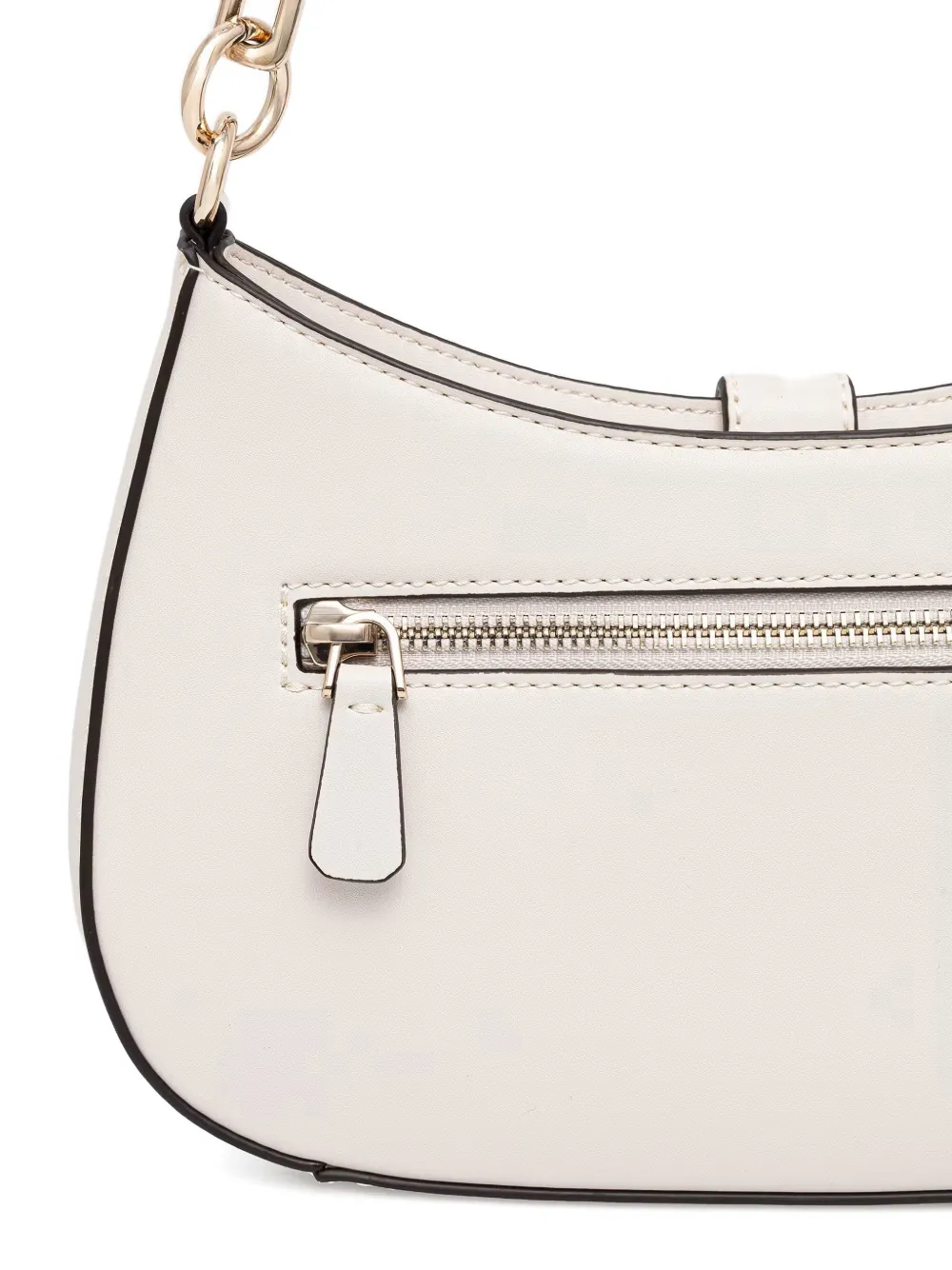GUESS USA Schoudertas met kettingdetail Wit