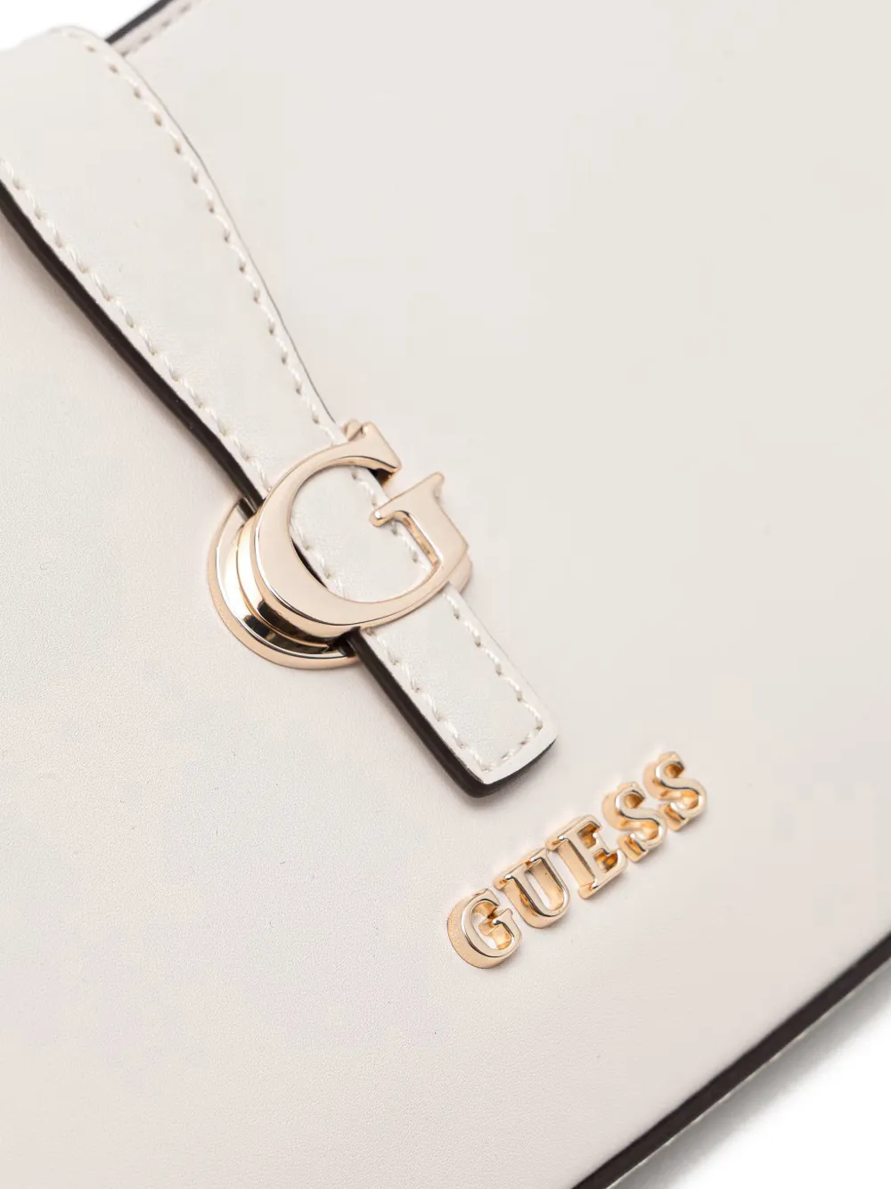 GUESS USA Schoudertas met kettingdetail Wit