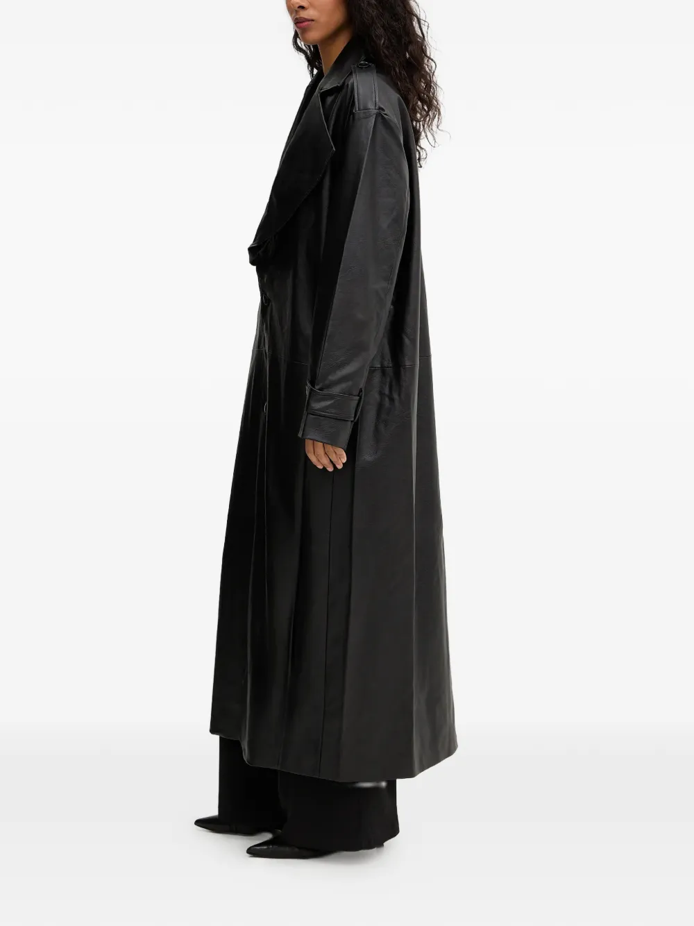  Bardot Button Coat - Black 
