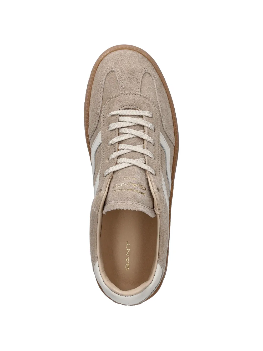 Gant Sneakers met plateauzool Beige