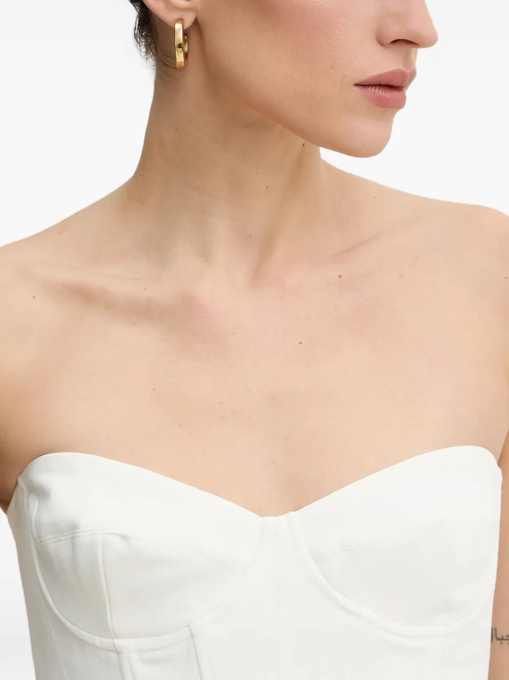 Cristo Strapless Bustier Top