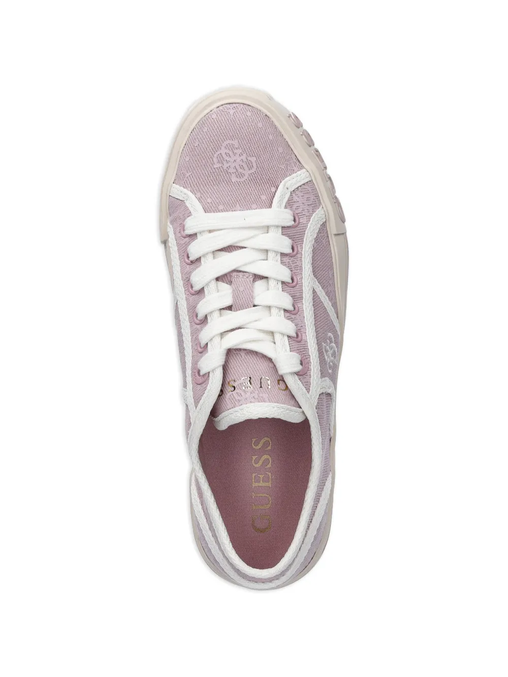 GUESS USA Sneakers met monogram en logodetail Roze