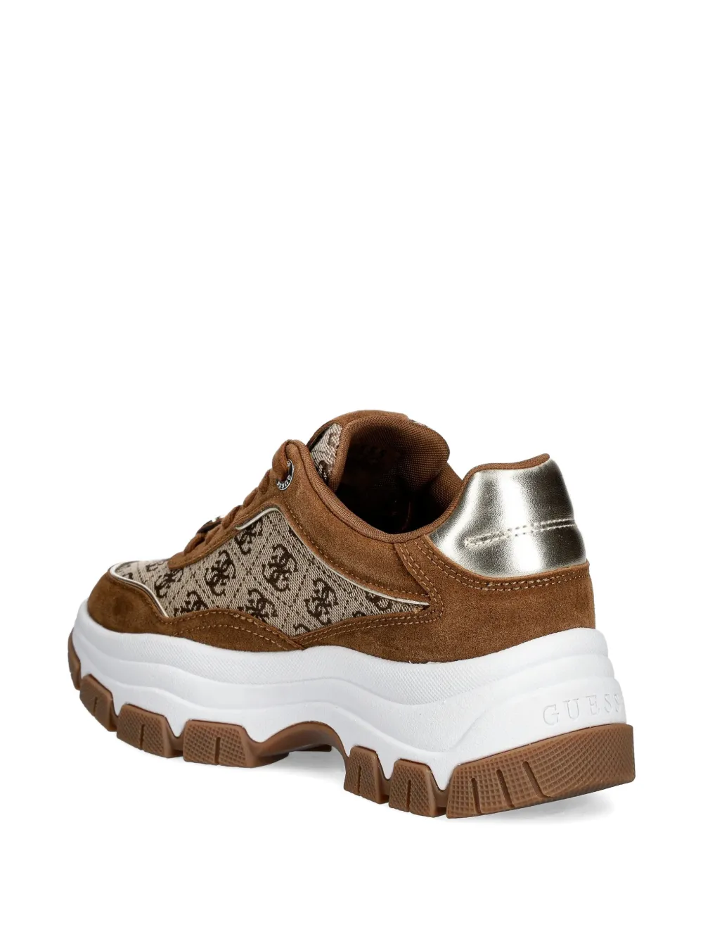 GUESS USA Berrett sneakers met vlakken Bruin