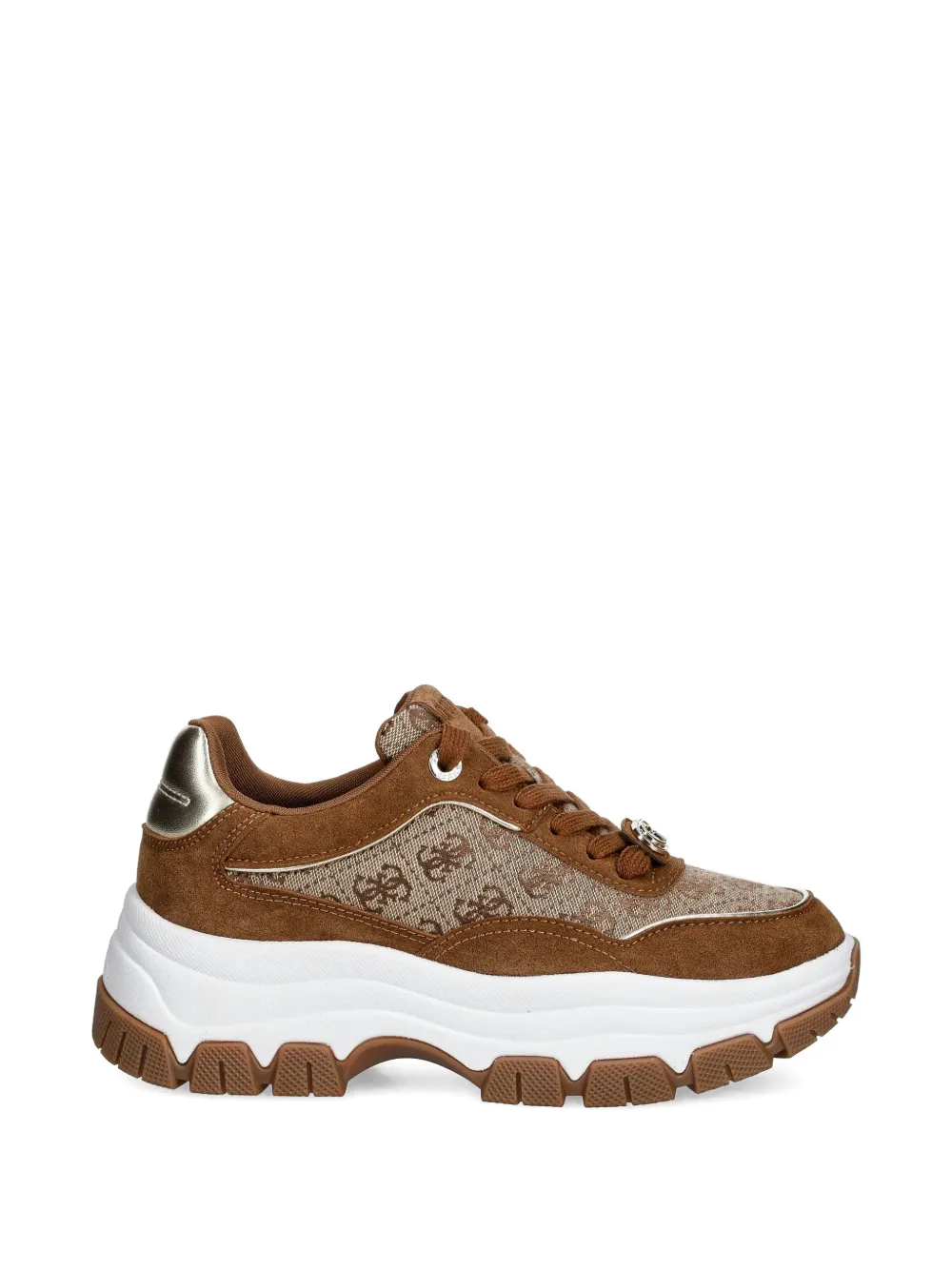 GUESS USA Berrett sneakers met vlakken Bruin