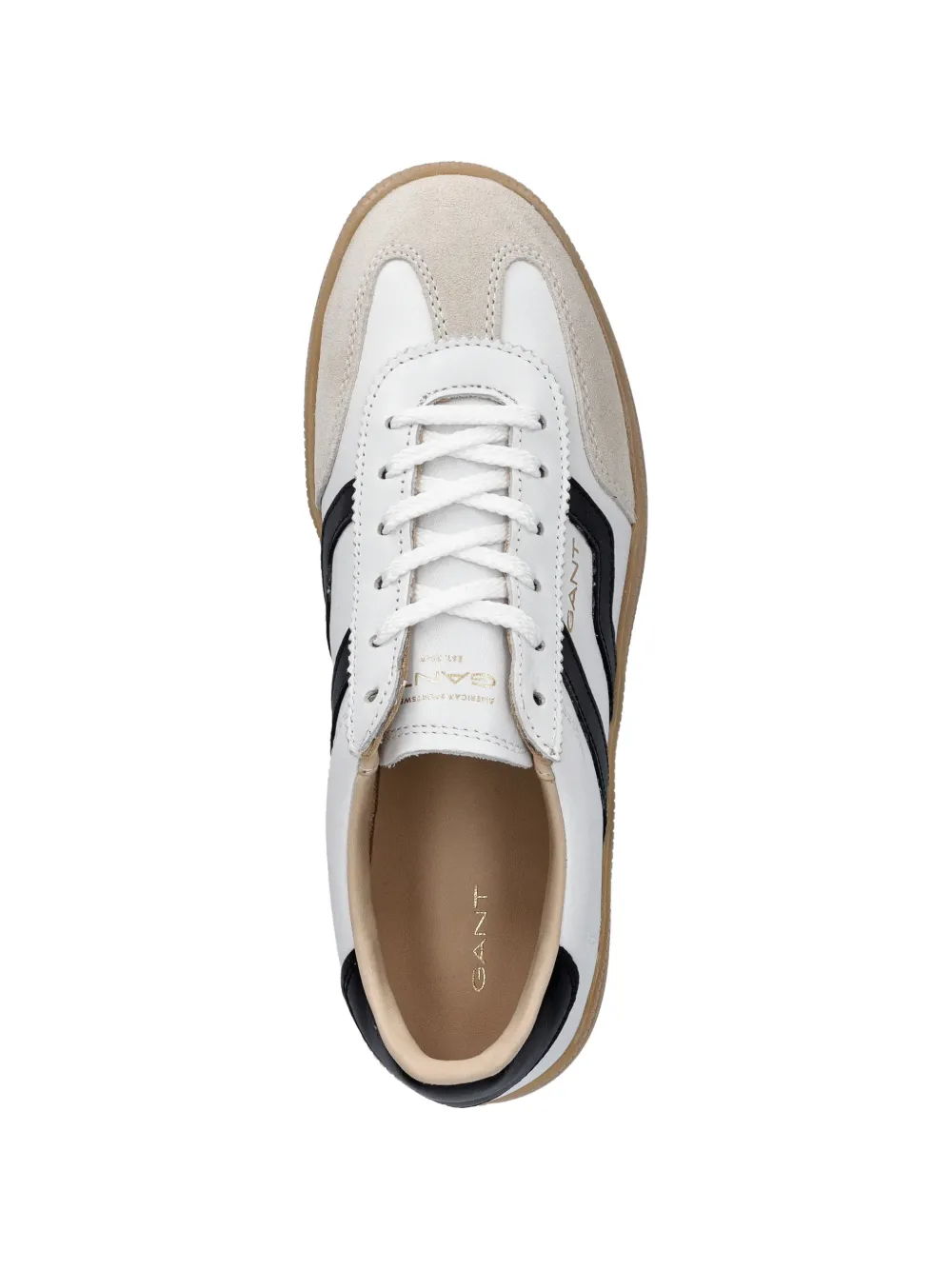 Gant Gestreepte sneakers Wit