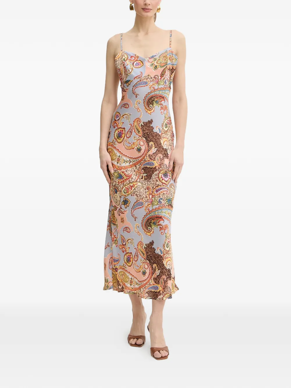 GUESS USA paisley-print maxi dress - Rosa