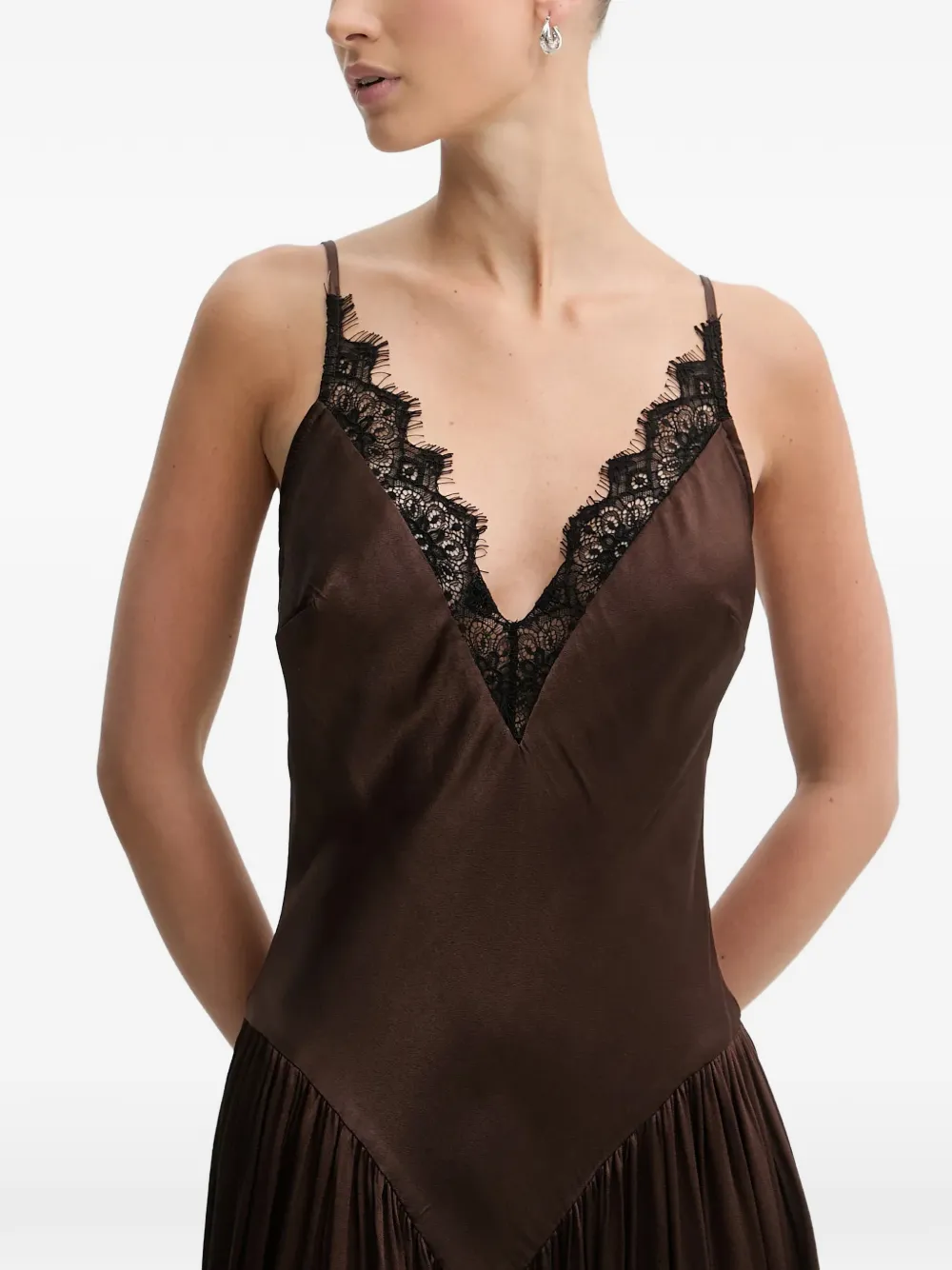 Aderia V-Neck Maxi Dress
