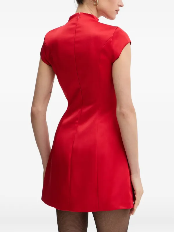 bardot a-line dress Delphi Hourglass High Neck | Red Mesh%20Bardot%20Floral%20A%20Line%20Dress%20White%0D%0ADESIGN%3A%0D%0A%0D%0AColor%3A%0D%0AOff%20the%20shoulder%20design%0D%0ASleeveless%0D%0AFloral%20fabric%0D%0AFloral%20detail%0D%0AStructured%20design%0D%0AMesh%20insert%0D%0AA OOS Tapcart Lyrielle | Red Halter-Neck Color:Red