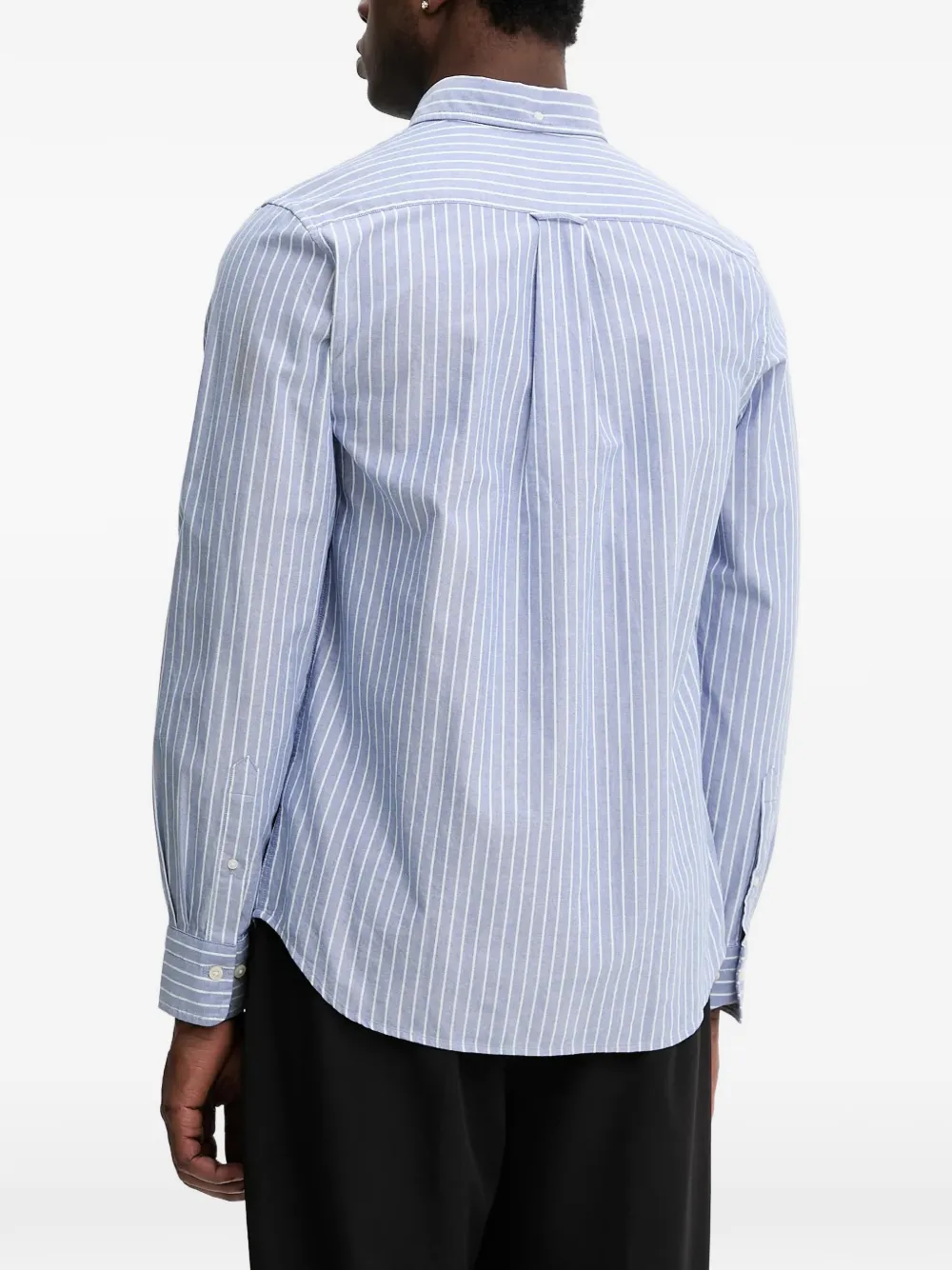  Gant Striped Pocket Shirt - Blue 