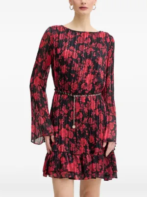 guess black dress red flowers Boys Black 5 Piece Suit Blazer Waistcoat Shirt Tie Trousers Wedding Funeral:  Buy Online