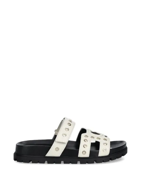 GUESS USA eyelet detail slide