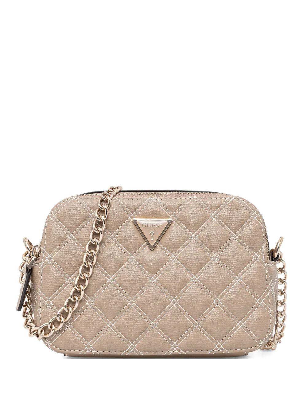 GUESS USA Giully quilted chain cross body bag - Toni neutri