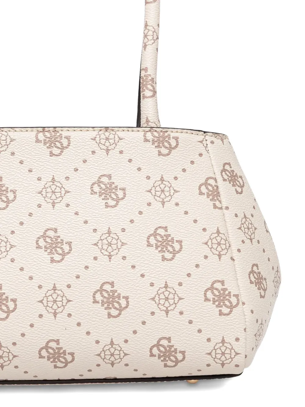 GUESS USA Shopper met monogram hanger Beige