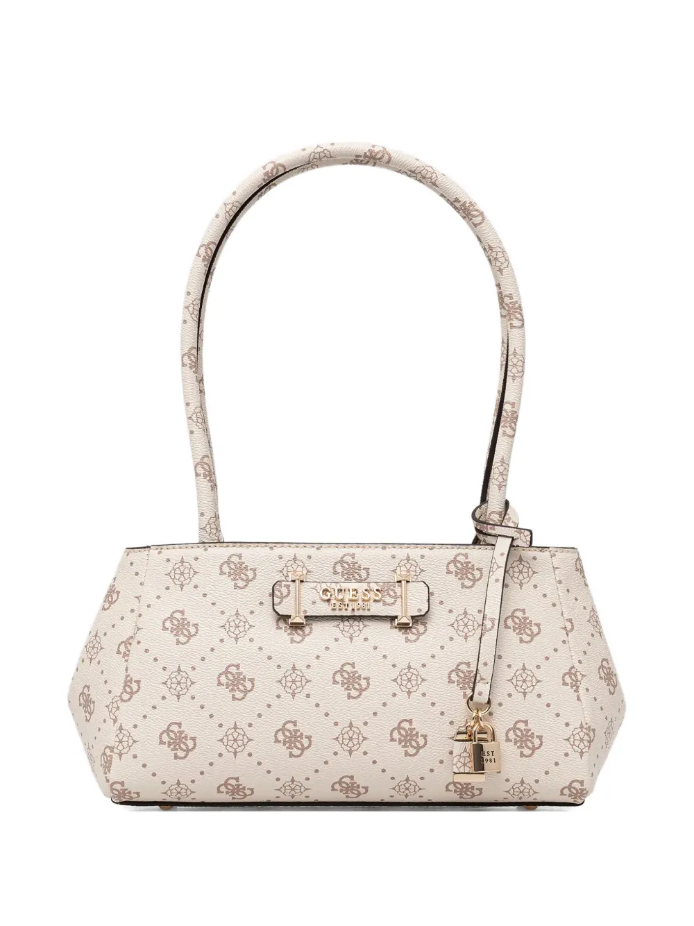 GUESS USA monogram pendant tote bag - Toni neutri