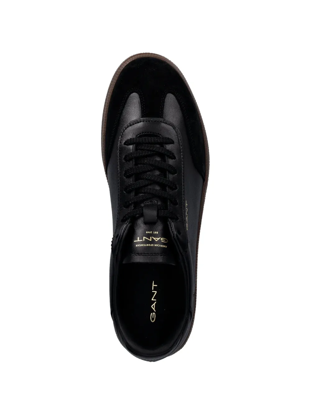 Gant Sneakers met suède vlak Zwart