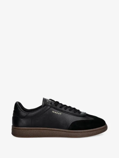 Gant baskets en daim à empiècements