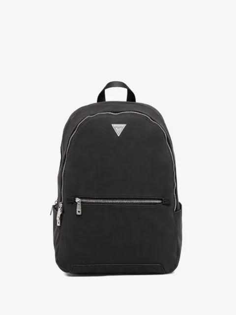 GUESS USA Torino logo-plaque zipped backpack