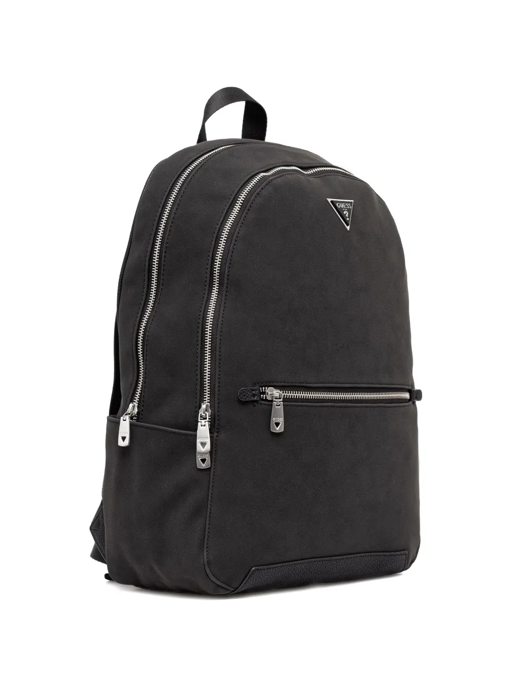 Torino Logo-Plaque Zipped Backpack