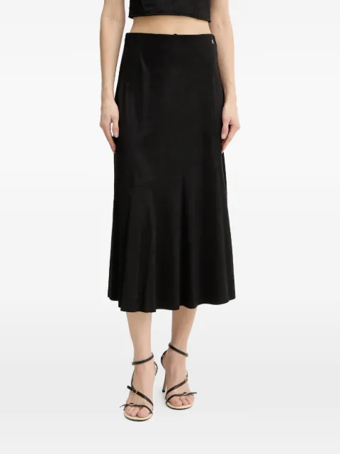 GUESS USA emblem-detail midi skirt