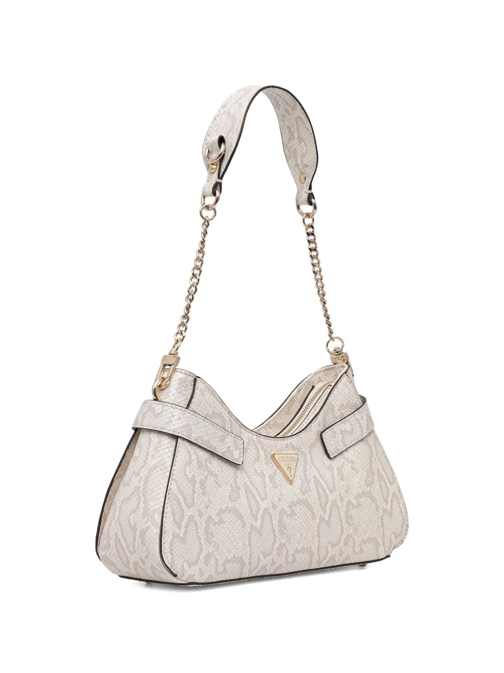 Serenova Snake Effect Chain Strap Shoulder Bag