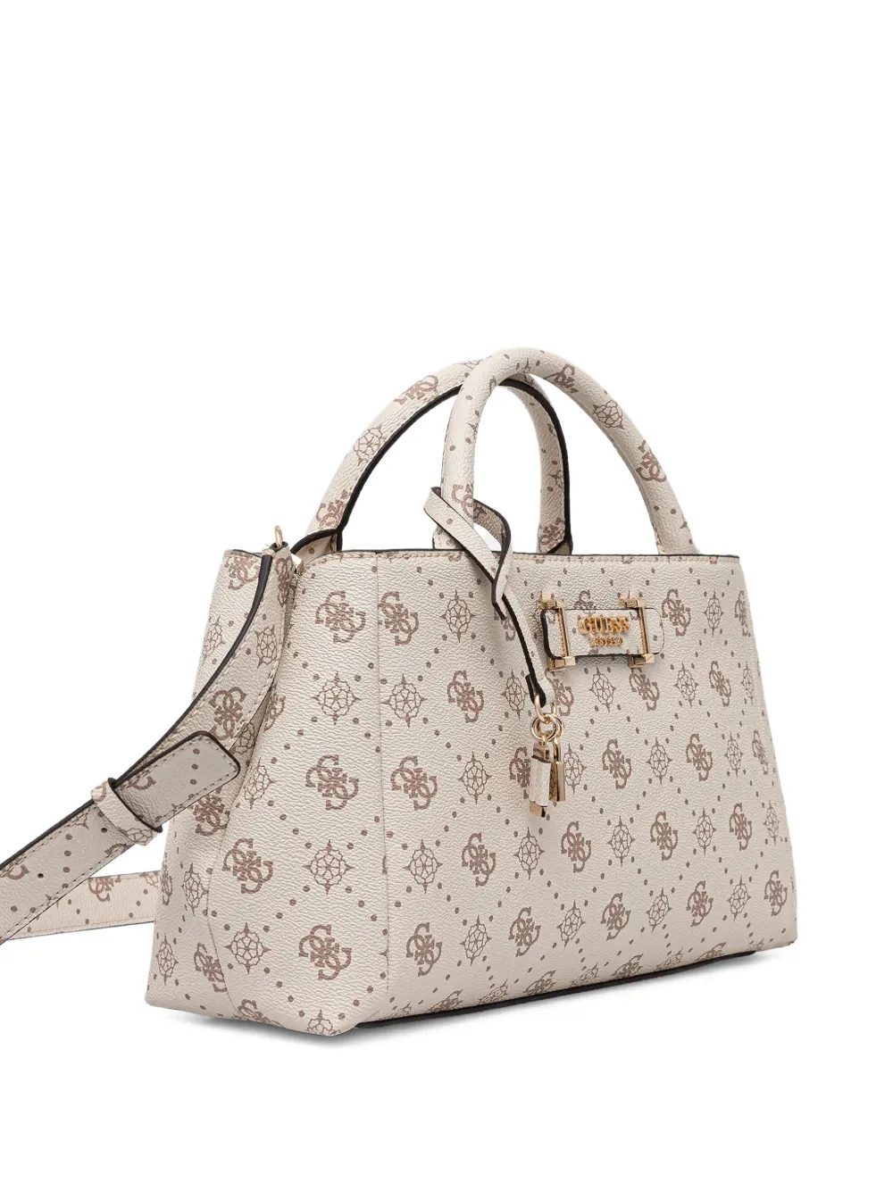 GUESS USA Shopper met draaislot Beige