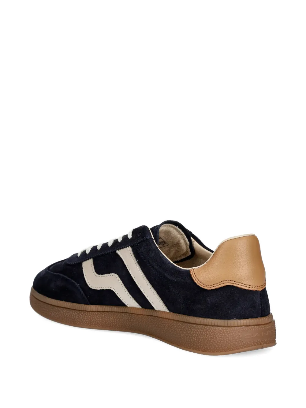 Gant Gusmo gestreepte suède sneakers Blauw