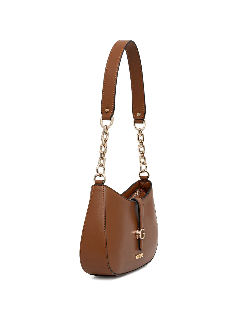 Carrie Logo Chain Shoulder Bag