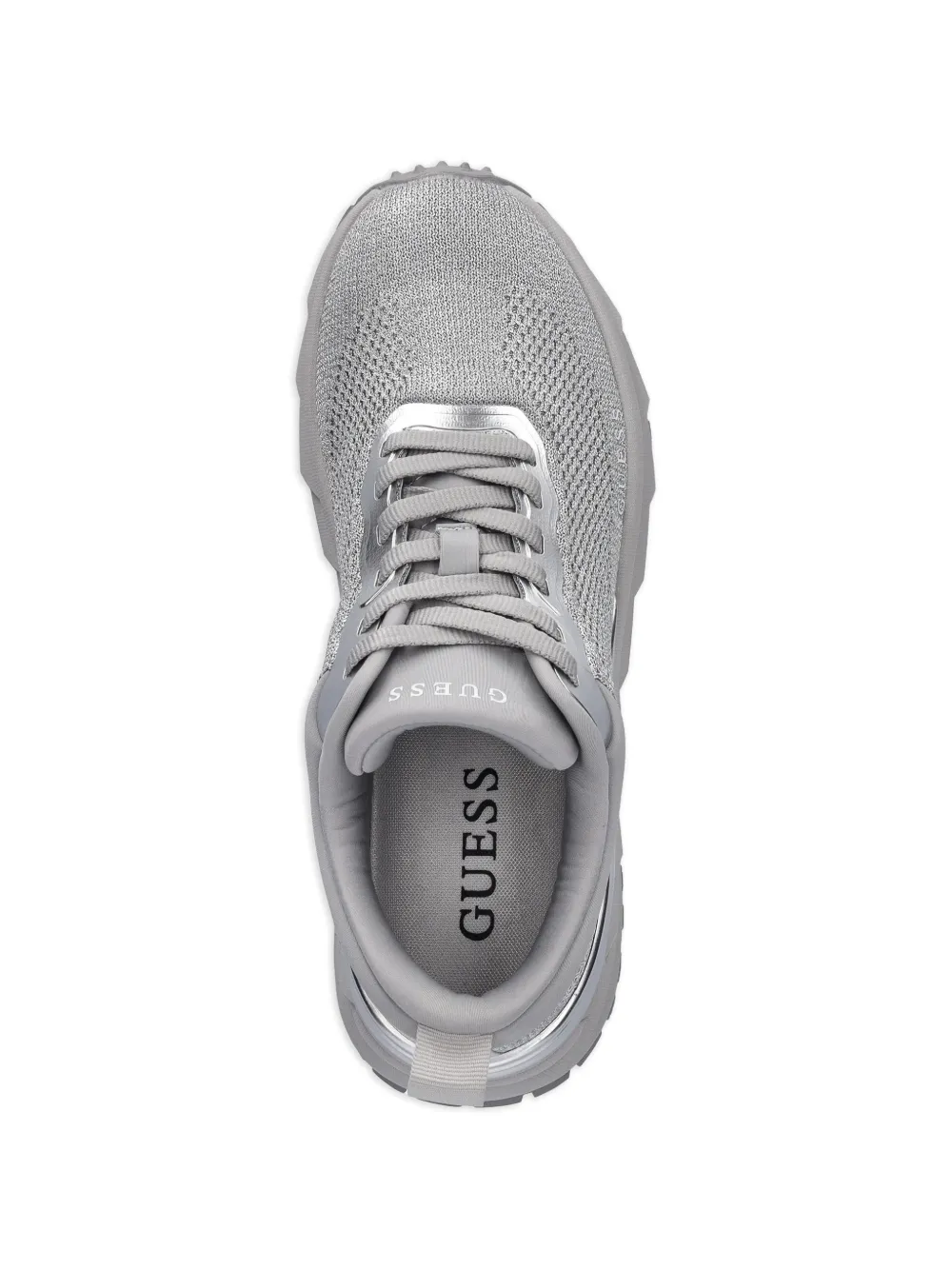 GUESS USA Runit3 sneakers met metallic afwerking Grijs