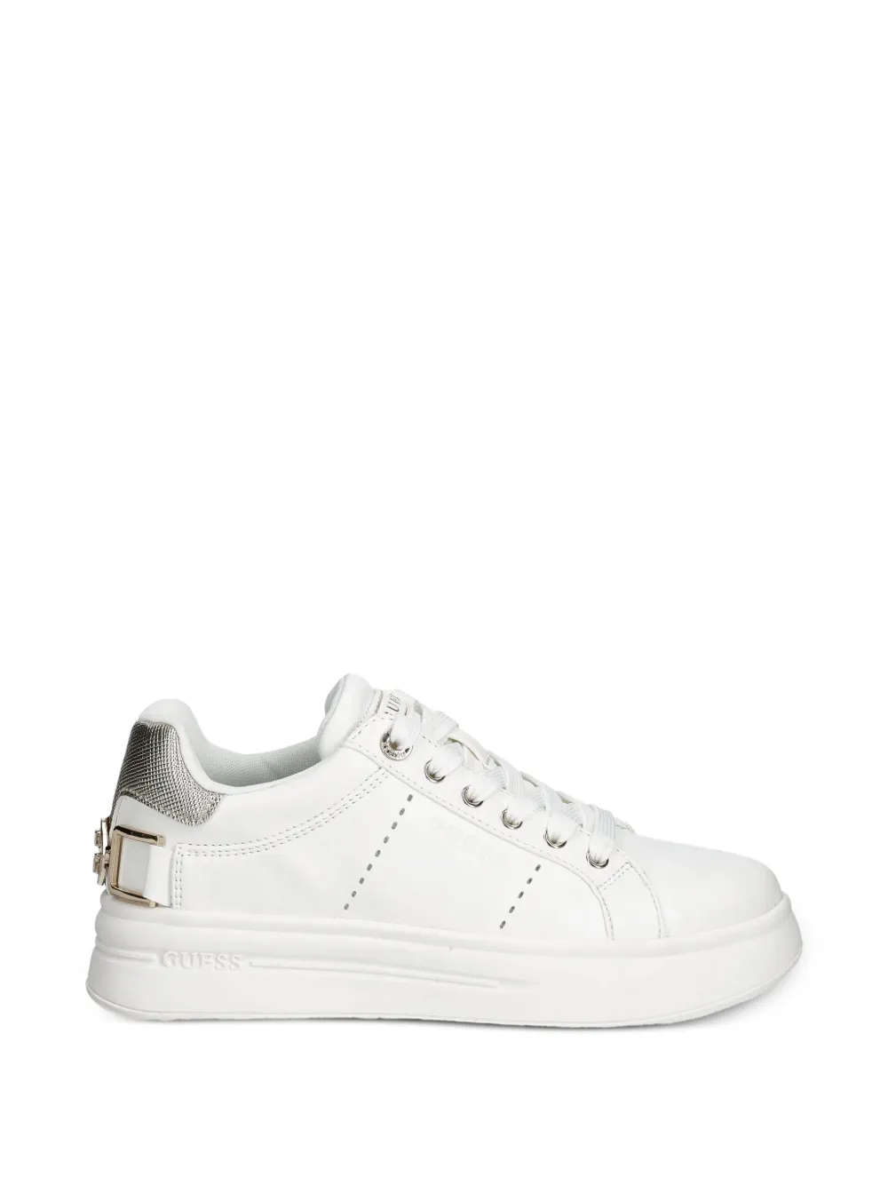 GUESS USA Sneakers met metallic detail Wit