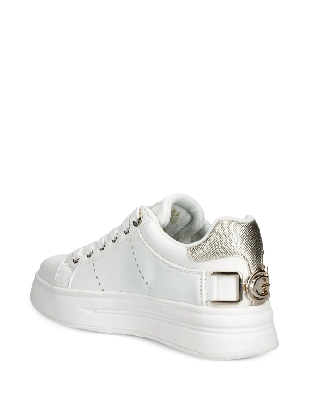 GUESS USA Sneakers met metallic detail Wit