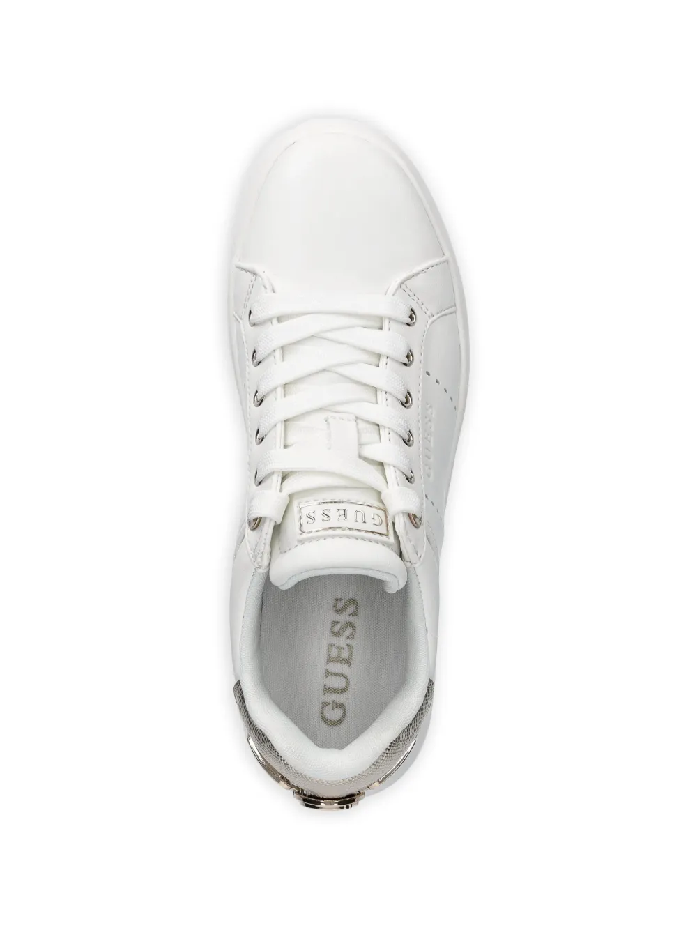 GUESS USA Sneakers met metallic detail Wit