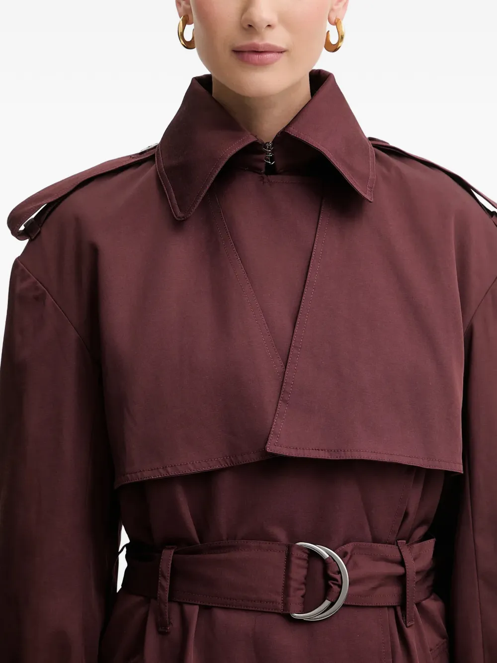 Bardot Aster trenchcoat met ceintuur Rood