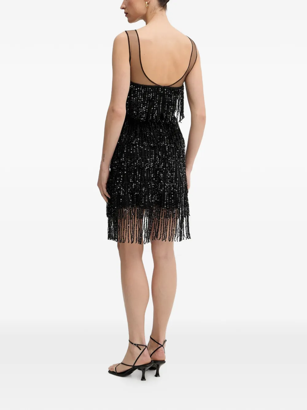 Jordana Beaded Fringed Dress