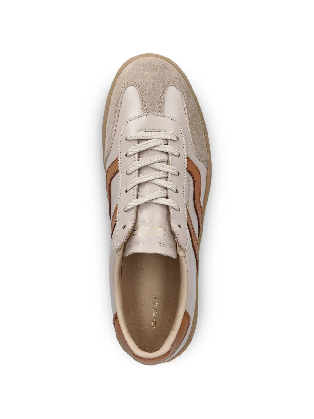 Gant Cuzima sneakers met zijstreep Beige