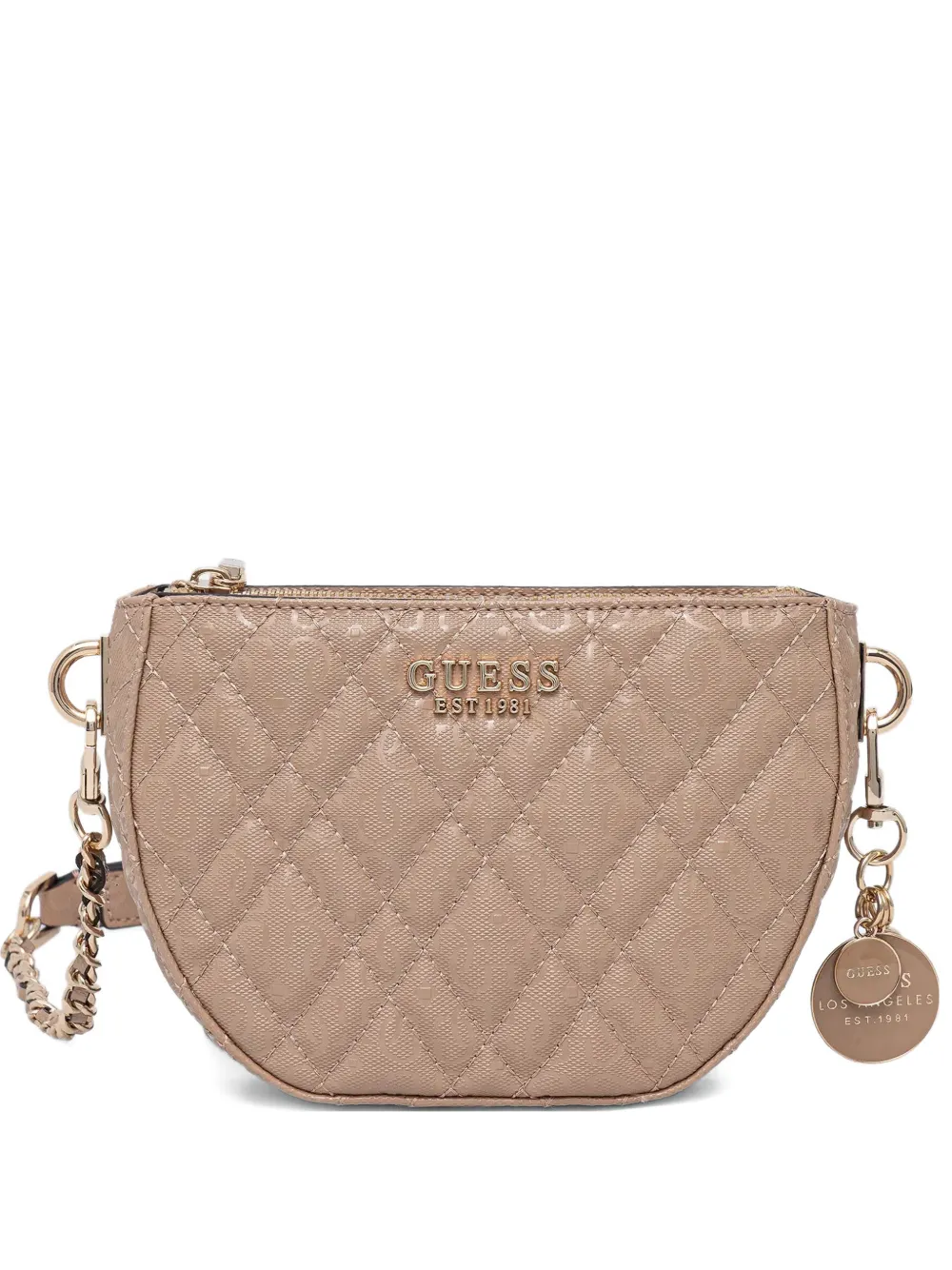 GUESS USA Isemay quilted satchel - Toni neutri