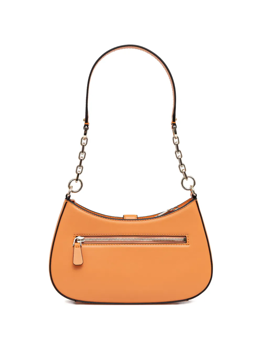 GUESS USA Carrie schoudertas met logoplakkaat Oranje