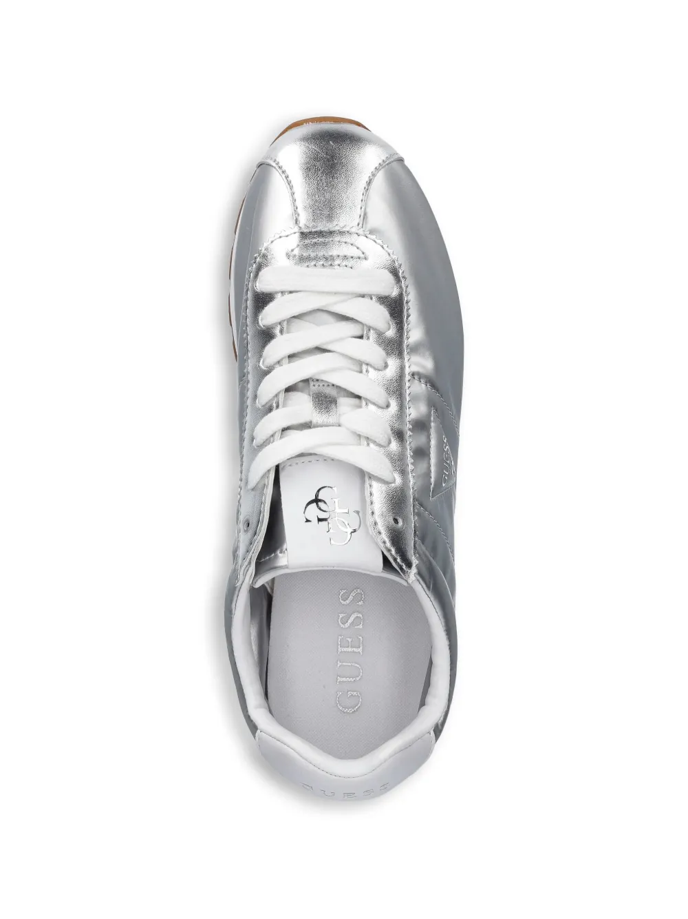 GUESS USA tIAH2 sneakers met logo Zilver